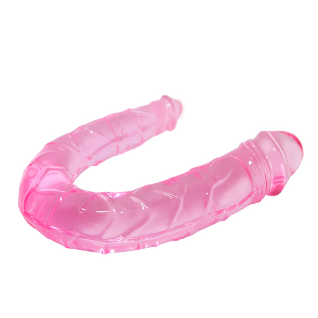 Двусторонний фаллоимитатор Baile Double Dong, фиолетовый BI-040001-0603 - Baile - Двухсторонние фаллоимитаторы - Купить
