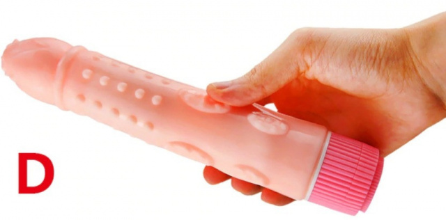 Реалистичный вибратор L 22 см, ? 4 см купить со скидкой в секс шопе  Вибраторы  Реалистичные