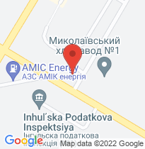 на карте Николаевская текстильная фабрика «Экотекс»