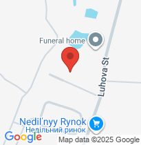 на мапі Пам'ятники, виготовлення, встановлення, укладання плитки на цвинтарі, столи, лавочки та таблички