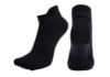 Шкарпетки для йоги та пілатесу нековзні без пальців Amber Grip чорний (35-40)