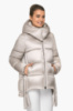 Куртка женская Braggart зимняя с капюшоном - 57998 сандаловый цвет