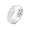 Серебряное кольцо CatalogSilver с фианитами, вес изделия 6,98 гр (2161820) 18.5 размер