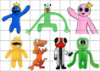 Цукрові картинки Роблокс, Rainbow Friends
