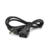 Кабель питания CN 1m, 0.5mm, PC-184/2 B-C13 2 pin (американский разъем), Black, OEM Q50