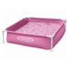 Intex 57172 (122×122×30 см) квадратний каркасний дитячий басейн MINI FRAME POOL рожевий
