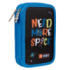 Пенал двойной Smart HP-01 Space 533286 14х21х4 см синий