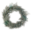 Венок искусственный рождественский YES Буковель 904447 50 см голубой
