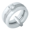 Серебряное кольцо CatalogSilver с керамикой, вес изделия 7,73 гр (0481630) 19 размер