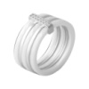 Серебряное кольцо CatalogSilver с керамикой, вес изделия 8,41 гр (2070054) 19 размер
