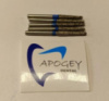Стоматологические алмазные фрезы боры 5 шт ApogeyDental TF-13 в мягкой упаковке (синяя серия)