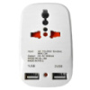 Сетевой разветвитель с юсб Travel Adaptor 823, тройник с 2 usb выходами в розетку ( тройнік ) (ST)