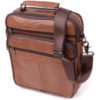 Сумка мужская с ручкой для переноса в руке из натуральной кожи Vintage 23031 Светло-коричневый