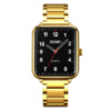 Жіночий годинник Skmei 1955GDBK Gold-Black у класичному стилі з металевим браслетом