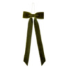 Игрушка на елку YES Бант 975093 16х38 см темно-зеленая