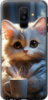 Чехол на Samsung Galaxy A6 Plus 2018 White cat 5646u-1495