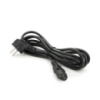 Кабель питания Schuko PC-186 CEE7/7-C13, 3.0M, 0.75mm, OEM (евровилка) Q15/180