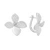 Серебряные серьги CatalogSilver с фианитами (2192879)