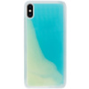 Неоновий чохол для Apple iPhone X / XS (5.8«) Neon Sand glow in the dark (Блакитний) - купити в SmartEra.ua