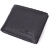 Качественный зажим из натуральной кожи ST Leather 22472 Черный