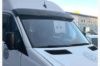 Козырек на лобовое стекло V-3 (черный глянец, 5мм) для Mercedes Sprinter W907/W910 2018- гг