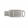 Флеш-накопичувач Wibrand USB 3.2 Gen1 Bee 128GB USB Type-A/USB Type-C Silver (WI3.2TC/BE128TC039S)