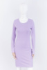 Жіноче лілова трикотажна сукня