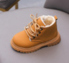 Ботиночки детские зимние с мехом like timberland коричневый, Размер 29