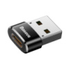 Перехідник Baseus Mini Type-C female to USB male Чорний (CAAOTG-01)