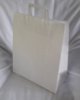 Пакет паперовий «Білий КРАФТ» з пласкими ручками 320х150х380 мм