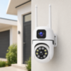 Вулична поворотна камера Dual Lens E10/V11 Wi-Fi з двома об'єктивами.