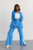 Жіночий костюм жіночий у стилі кежуал — синій колір, S (є розміри)