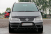 Кенгурятник WT004 Black (нерж) для Volkswagen Sharan 2010-2023 гг