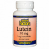 Лютеин 20 мг, Lutein, Natural Factors, 60 желатиновых капсул