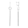 Серебряные серьги CatalogSilver с фианитами (2176480)