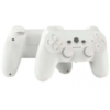 Игровой джостик беспроводной, на батарейках, CM-019 / Беспроводной геймпад для пк Белый