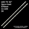 LED підсвітка TV 32« TE32287B301C10D 32TLKDLEDSMART 32XT3000DM 32L1343DG 32S3653DG 32W3753DG 32D1334DB 1шт.