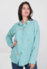 Жіноча бірюзова сорочка