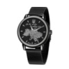 Чоловічий наручний годинник Awarder 022 Де би не був All Black Mesh з металевим браслетом