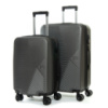 PODIUM Дорожная Чемодан 2/1 ABS-пластик FASHION 804 dark-grey