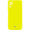 Чохол Silicone Cover My Color Full Camera (A) для Xiaomi Redmi Note 10 5G / Poco M3 Pro (Жовтий / Flash) - купити в SmartEra.ua