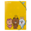 Папка на резинке A4 YES Line Friends 492098