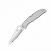Нож складной Spyderco Endura 4 Steel Handle, серрейтор (C10S)
