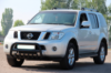 Кенгурятник WT008 Black (нерж) для Nissan Navara 2006-2015 гг