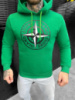 Худи на флисе Stone Island green ВТ6490