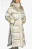 Куртка женская зимняя длинная с капюшоном - 53570 кварцевый цвет