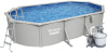 Збірний басейн Bestway Hydrium 56369 (610х360х122 см) з піщаним фільтром, драбиною та тентом