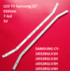 LED підсвітка TV 32“ SAMSUNG CY-JJ032BGLV1H JJ032BGLV2H JJ032BGLV3H JJ032BGLV4H 3V 620mm*17mm*1.0 T 2pcs =1