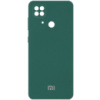 Чохол Silicone Cover Full Camera (AA) для Xiaomi Redmi 10C, Зелений / Pine green - купити в SmartEra.ua