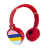 Навушники дитячі бездротові накладні POP IT Rainbow Headset 950BT FM MP3 Bluetooth червоний